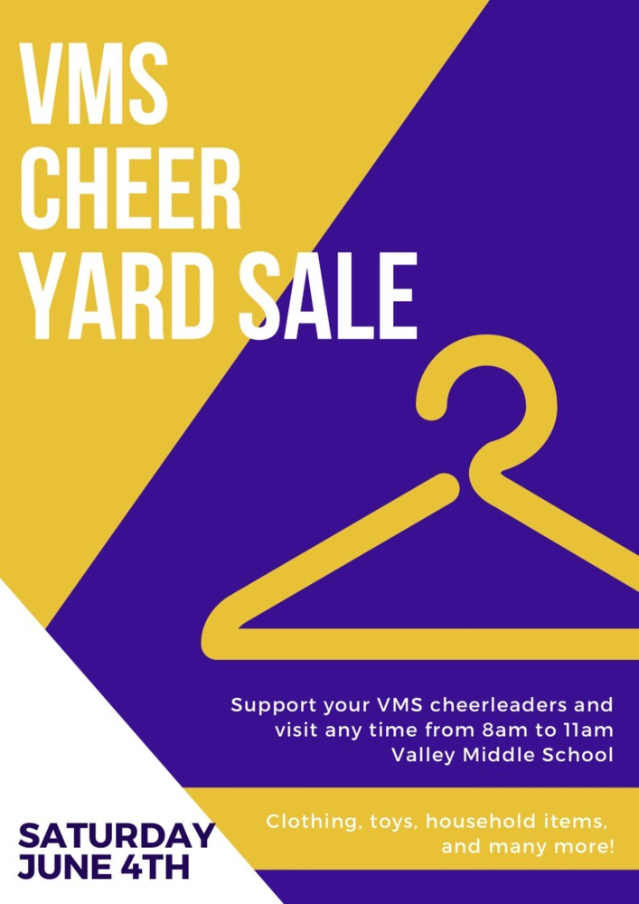 VMS Cheer Yard Sale
