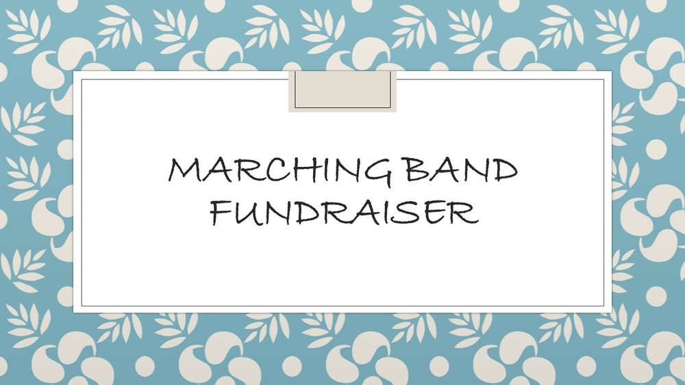 Marching Band Fundraiser